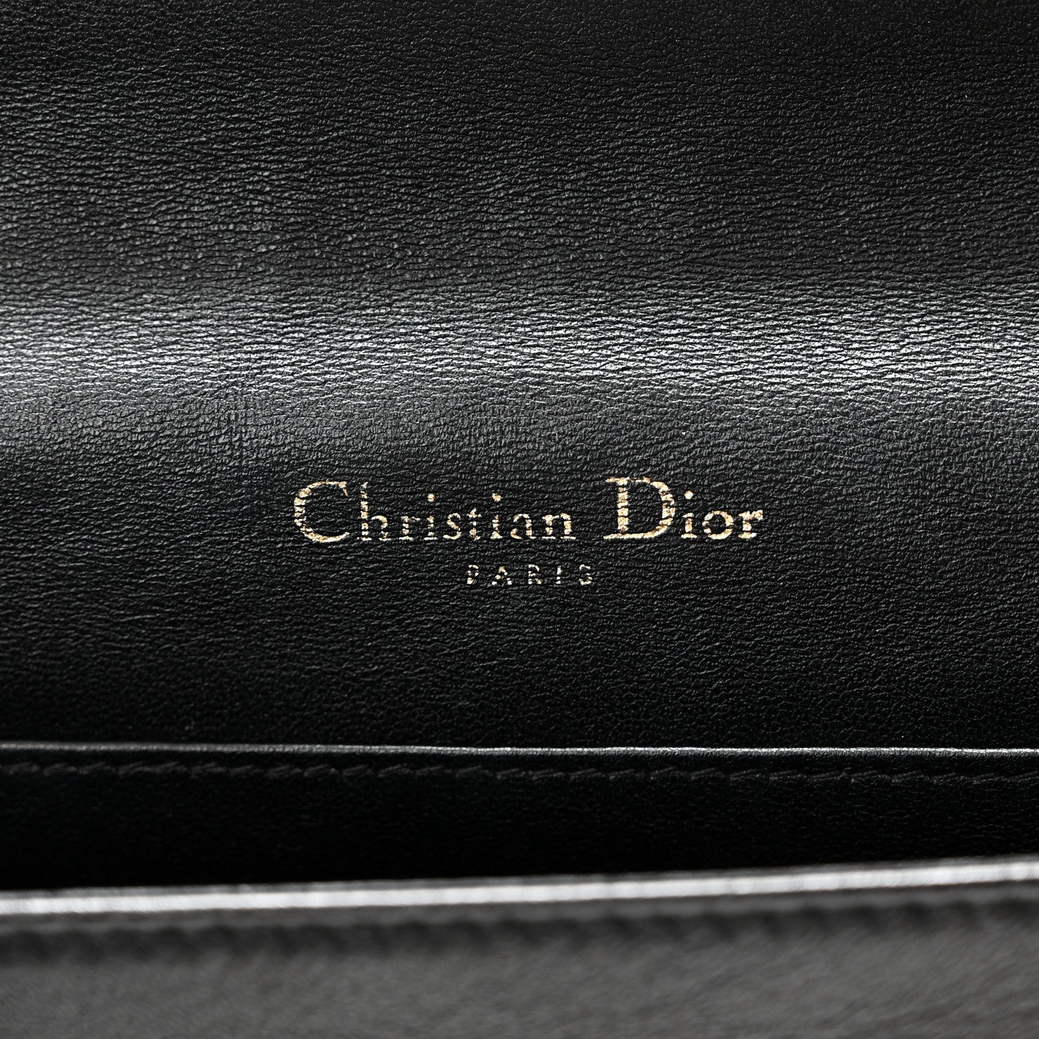 Christian Dior Lambskin Cannage Lady Dior Pouch Black 8 of 11