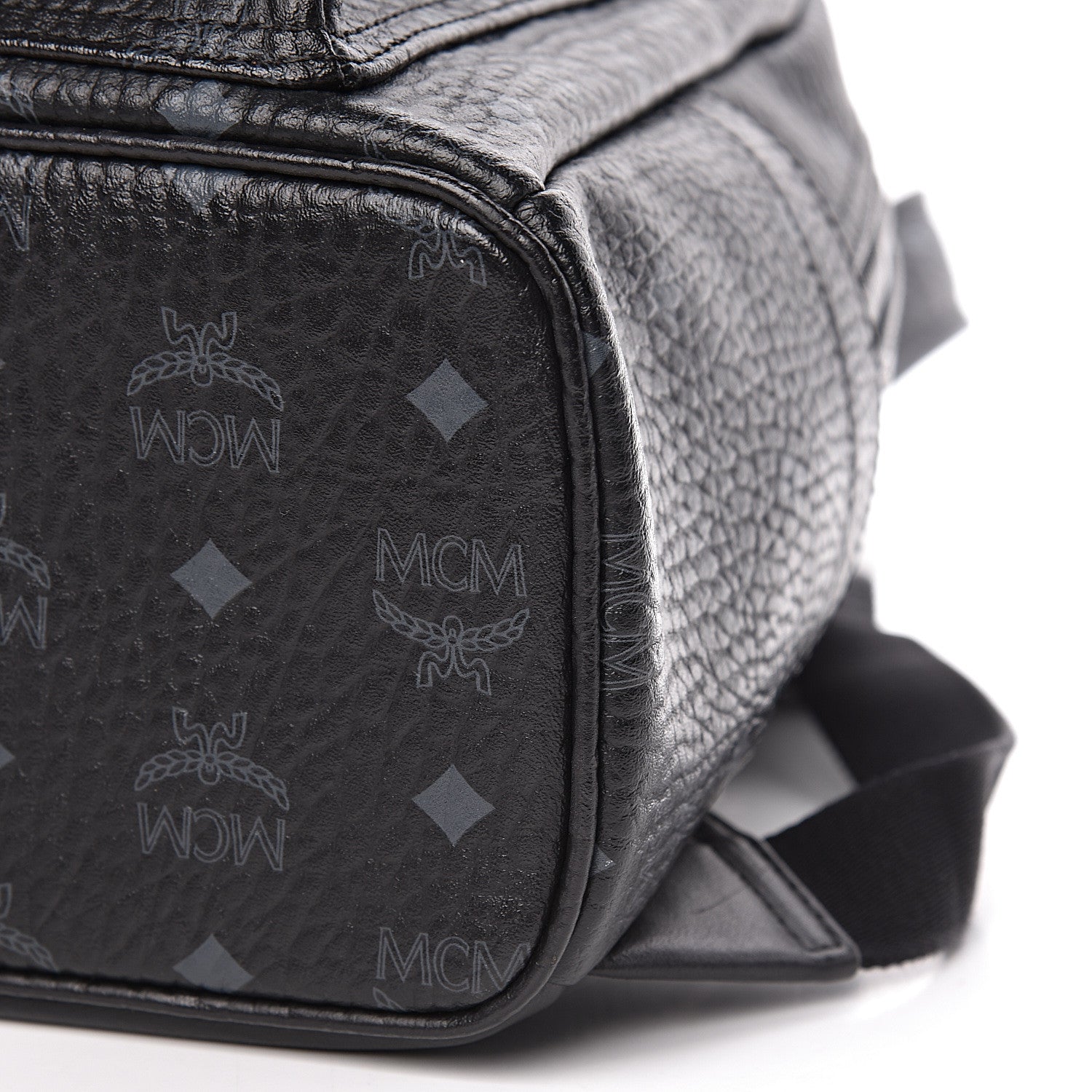 MCM Visetos Small Stark Backpack Black 10 of 11