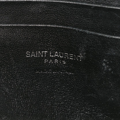 Saint Laurent Grain De Poudre Matelasse Monogram Mini Lou Camera Bag Black 6 of 10