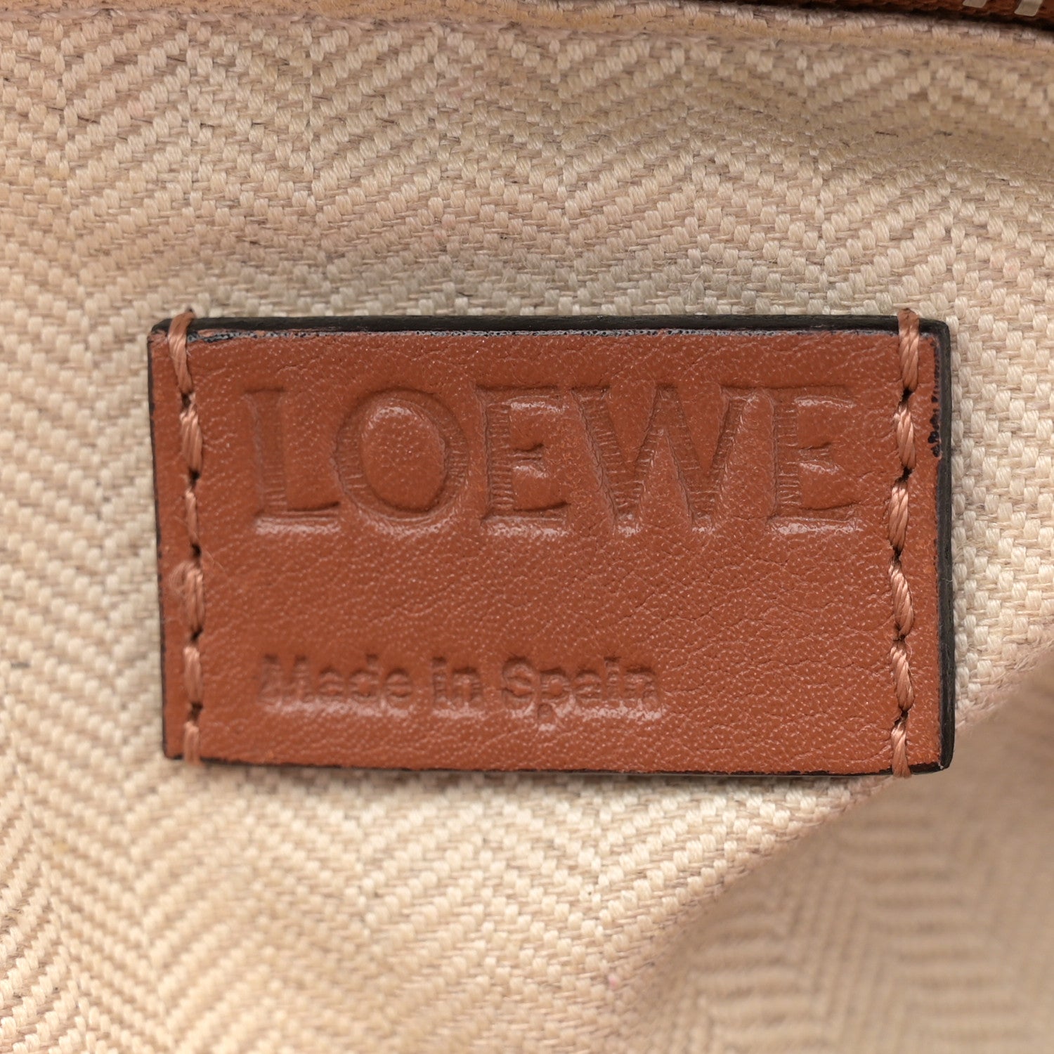Loewe Calfskin Medium Puzzle Bag Tan 6 of 18