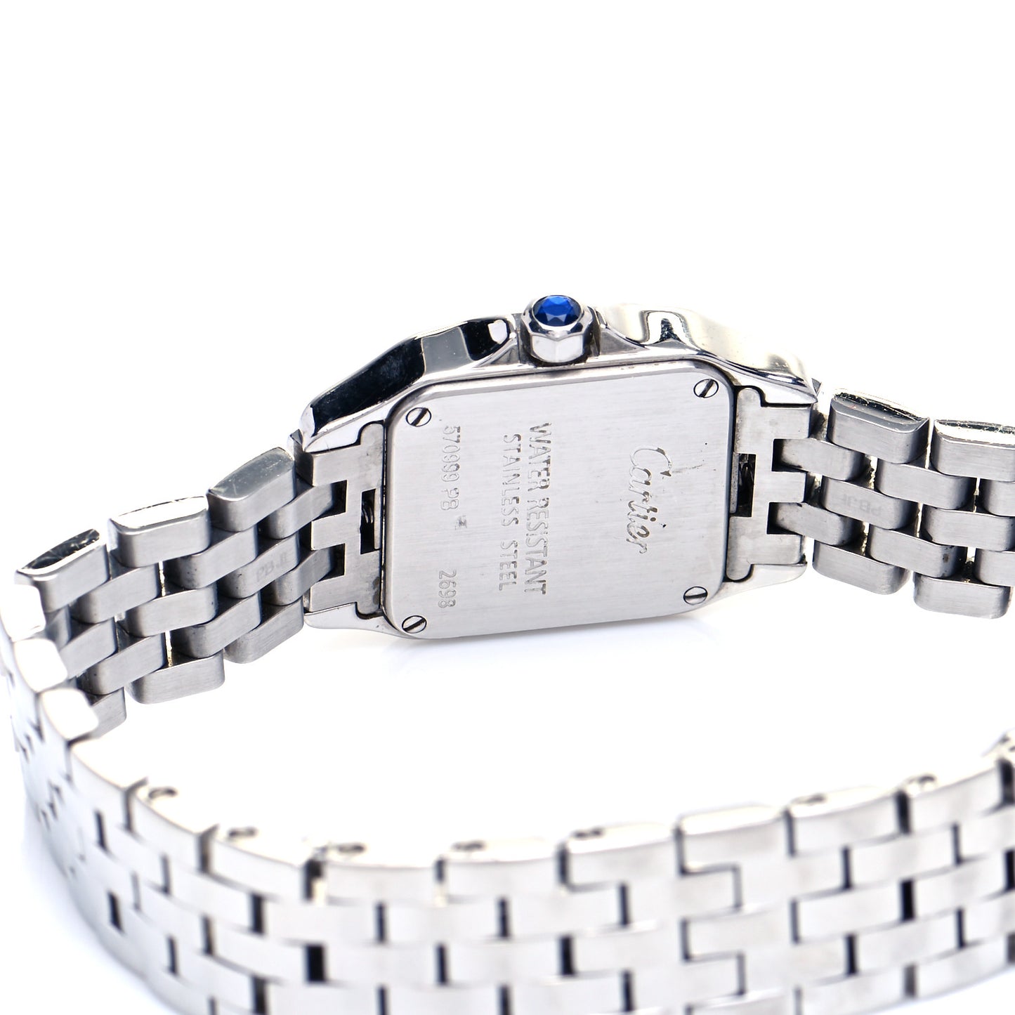 Stainless Steel 20mm Santos Demoiselle Quartz Watch