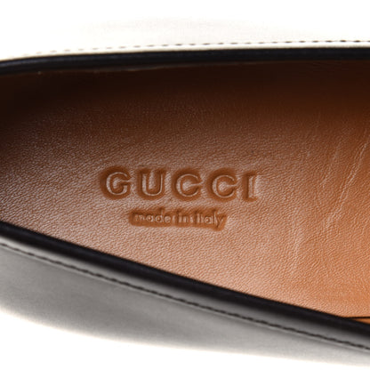 Gucci Calfskin Womens Jordaan Loafers 38.5 Black 6 of 10