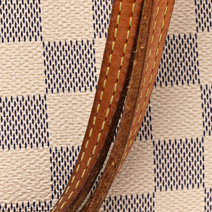 Louis Vuitton Damier Azur Neo Neverfull MM Rose Ballerine 11 of 12