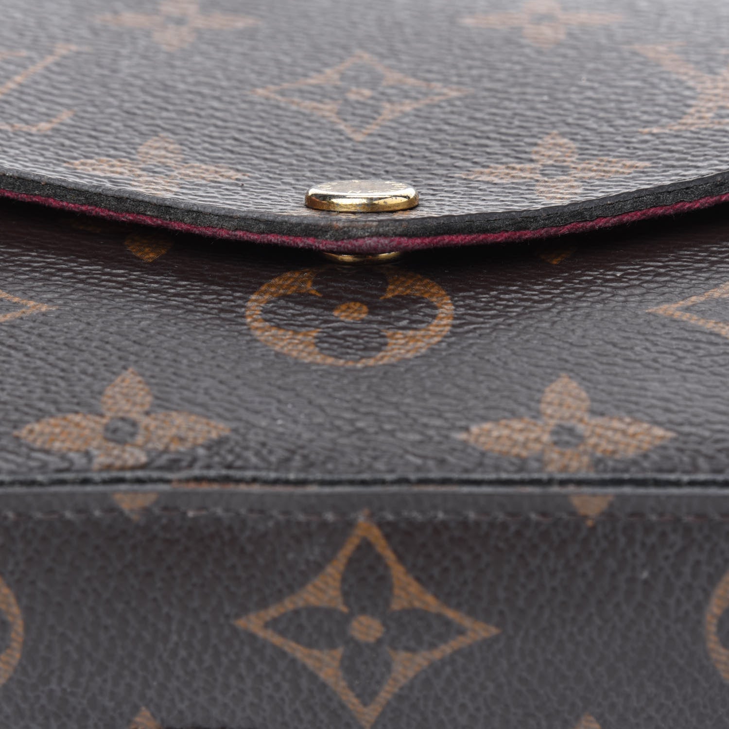 Louis Vuitton Monogram Pochette Felicie Chain Wallet Fuchsia 14 of 16