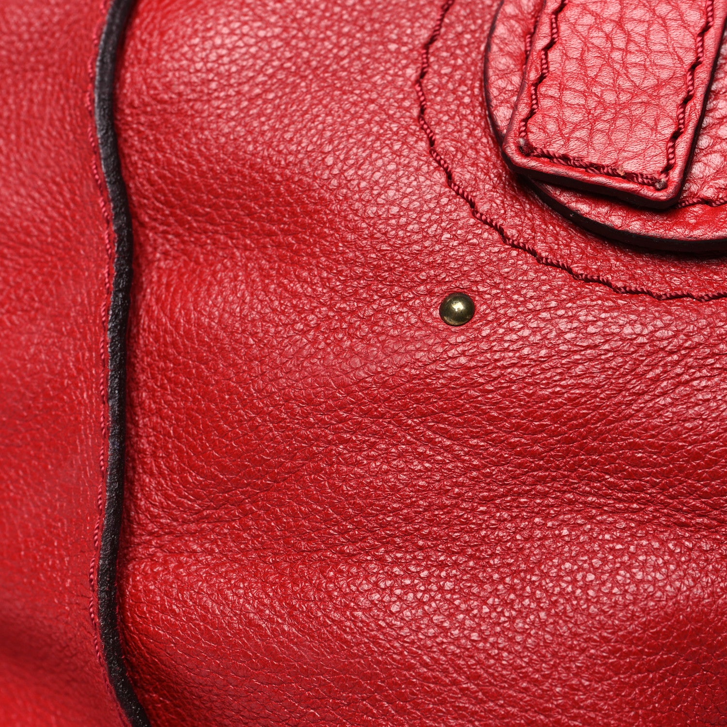 Chloe Calfskin Paddington Satchel Rouge 15 of 17