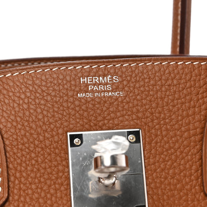 Hermes Togo Swift Canvas 3 in 1 Birkin 30 Gold 11 of 16