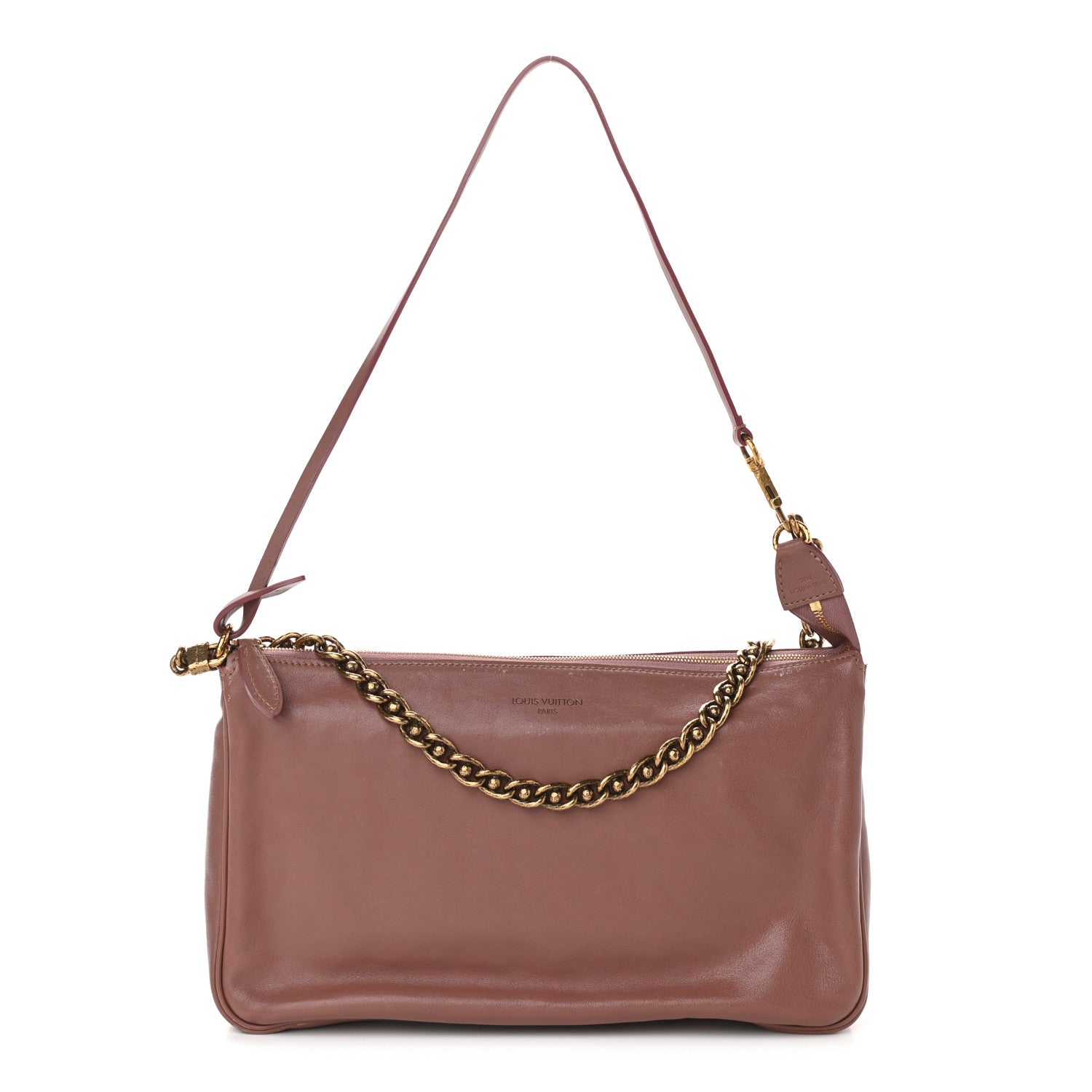 Louis Vuitton Cuir Boudoir Pochette Accessories MM Rose 1 of 16