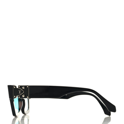 Louis Vuitton Acetate Charleston Sunglasses Z1244W Black Prism 3 of 7