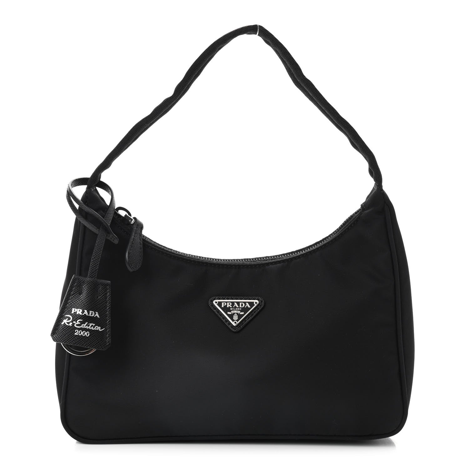 Prada Tessuto Nylon Mini Re-Edition 2000 Bag Black 1 of 10