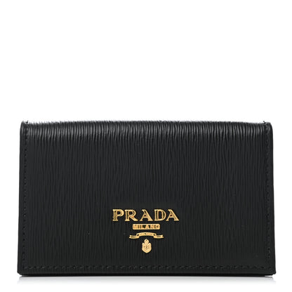 Prada Vitello Move Card Holder Black 1 of 4