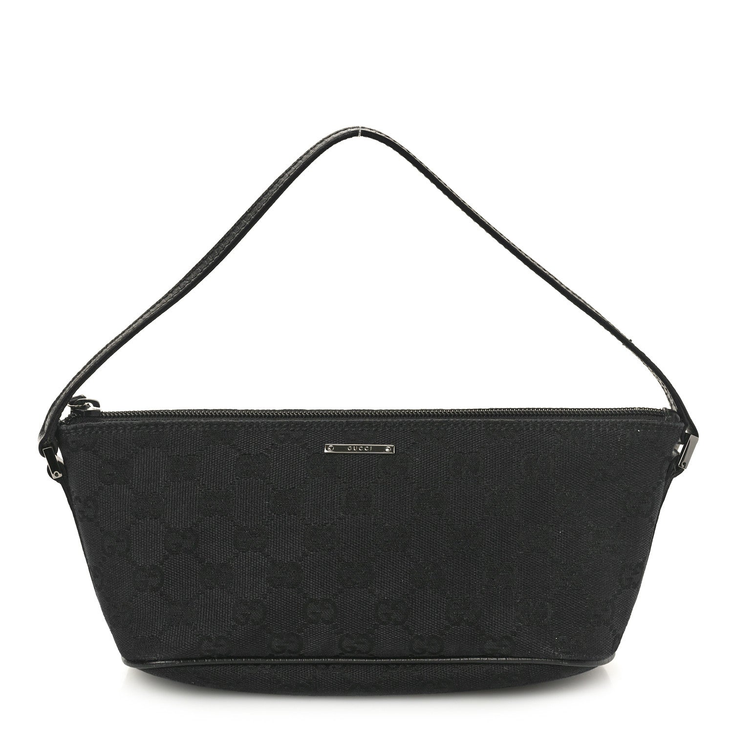 Gucci Monogram Boat Pochette Black 1 of 10