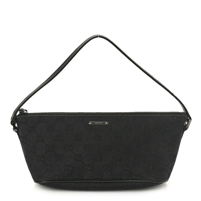 Gucci Monogram Boat Pochette Black 1 of 10
