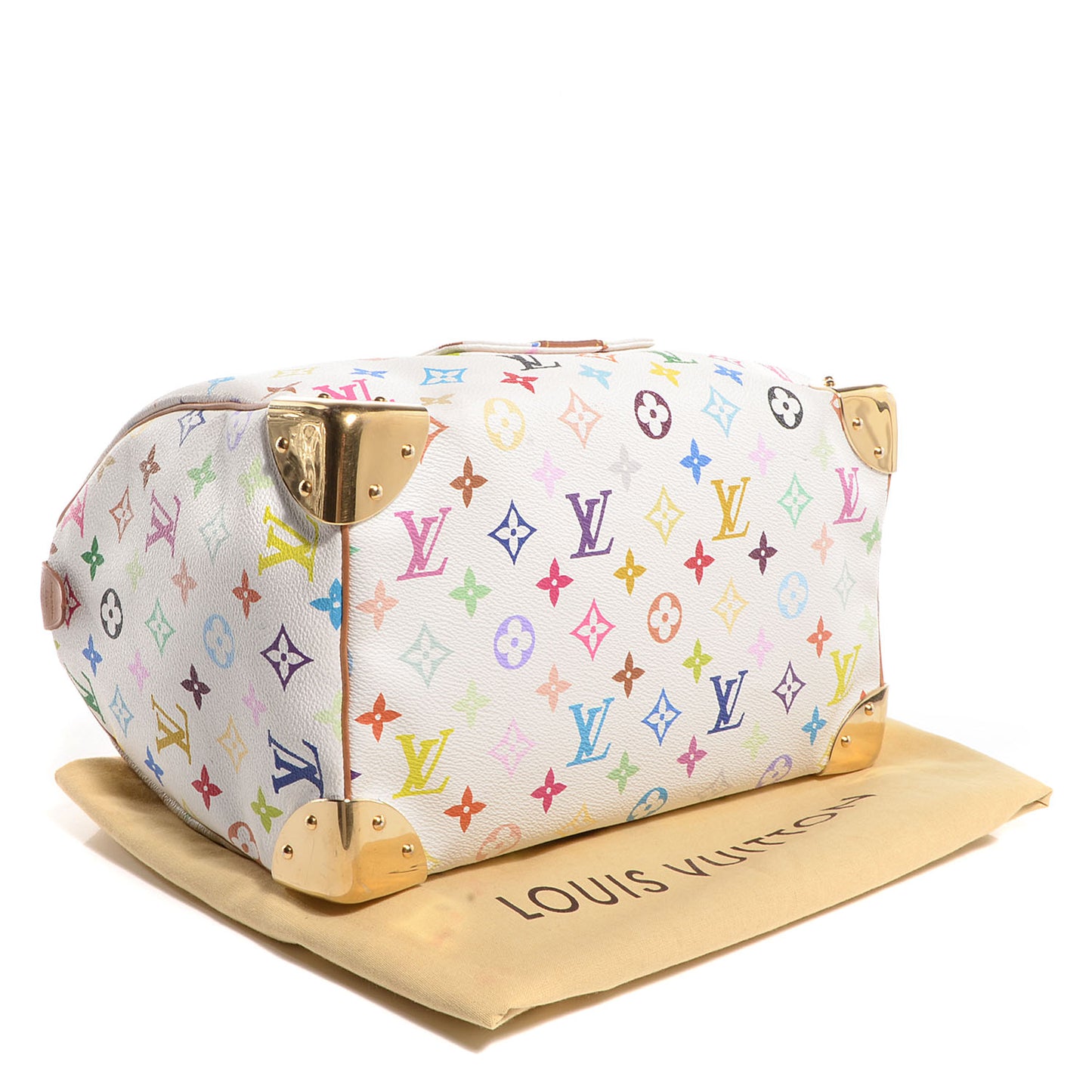 Monogram Multicolor Speedy 30 White