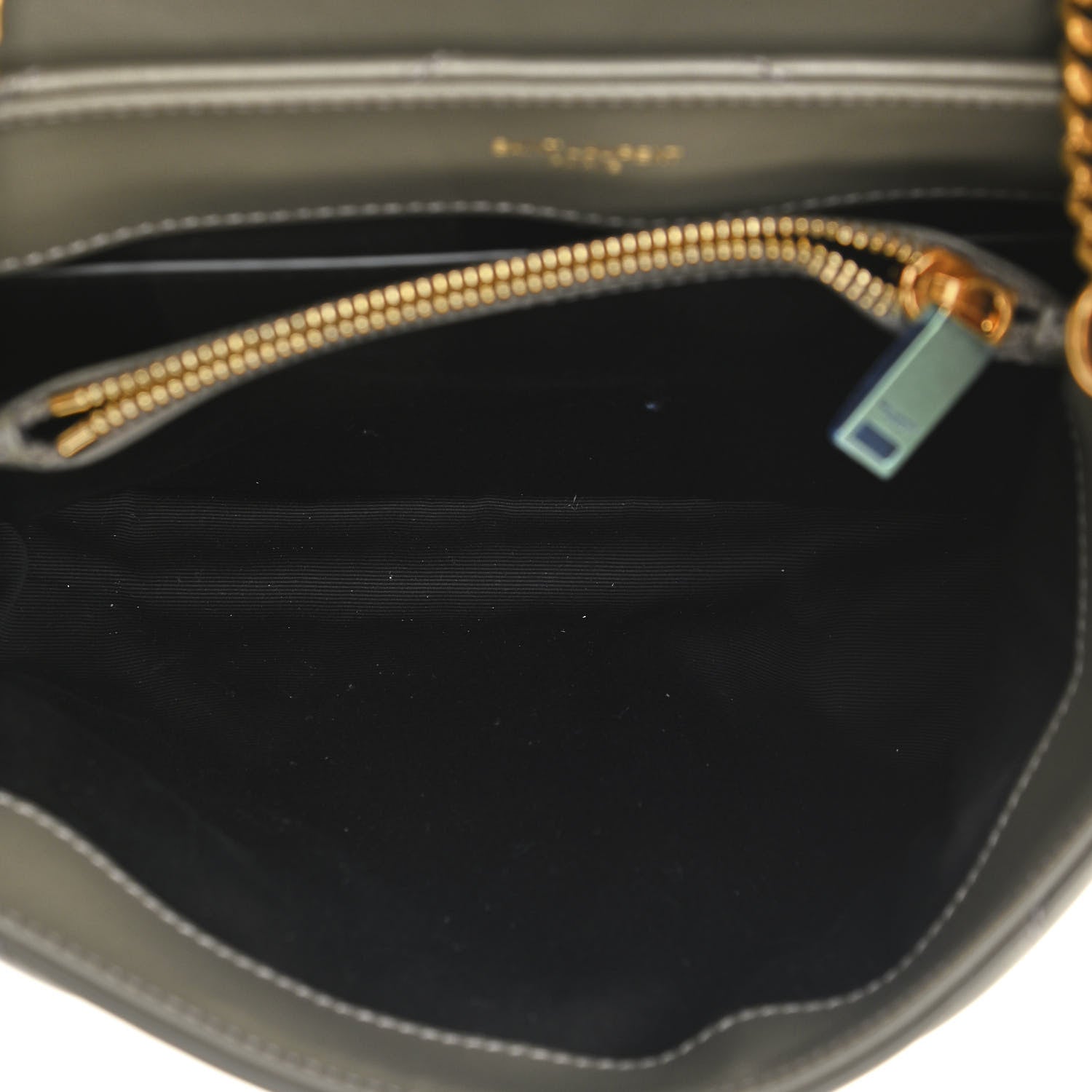 Saint Laurent Calfskin Y Quilted Monogram Small Loulou Chain Satchel Taupe 4 of 11