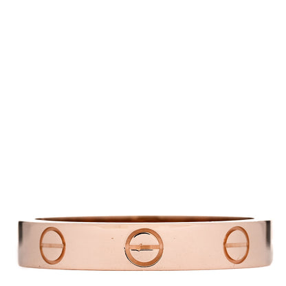 Cartier 18K Pink Gold 3.5mm LOVE Wedding Band Ring 56 7.5 1 of 4