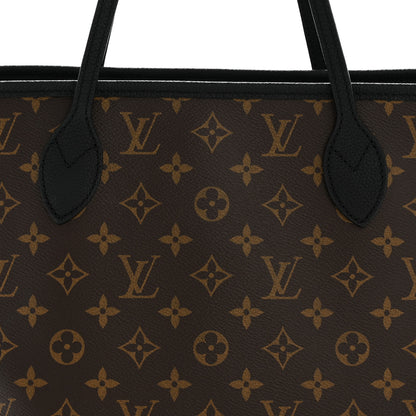 Louis Vuitton Monogram Calfskin Neo Neverfull Inside Out MM Black 14 of 19