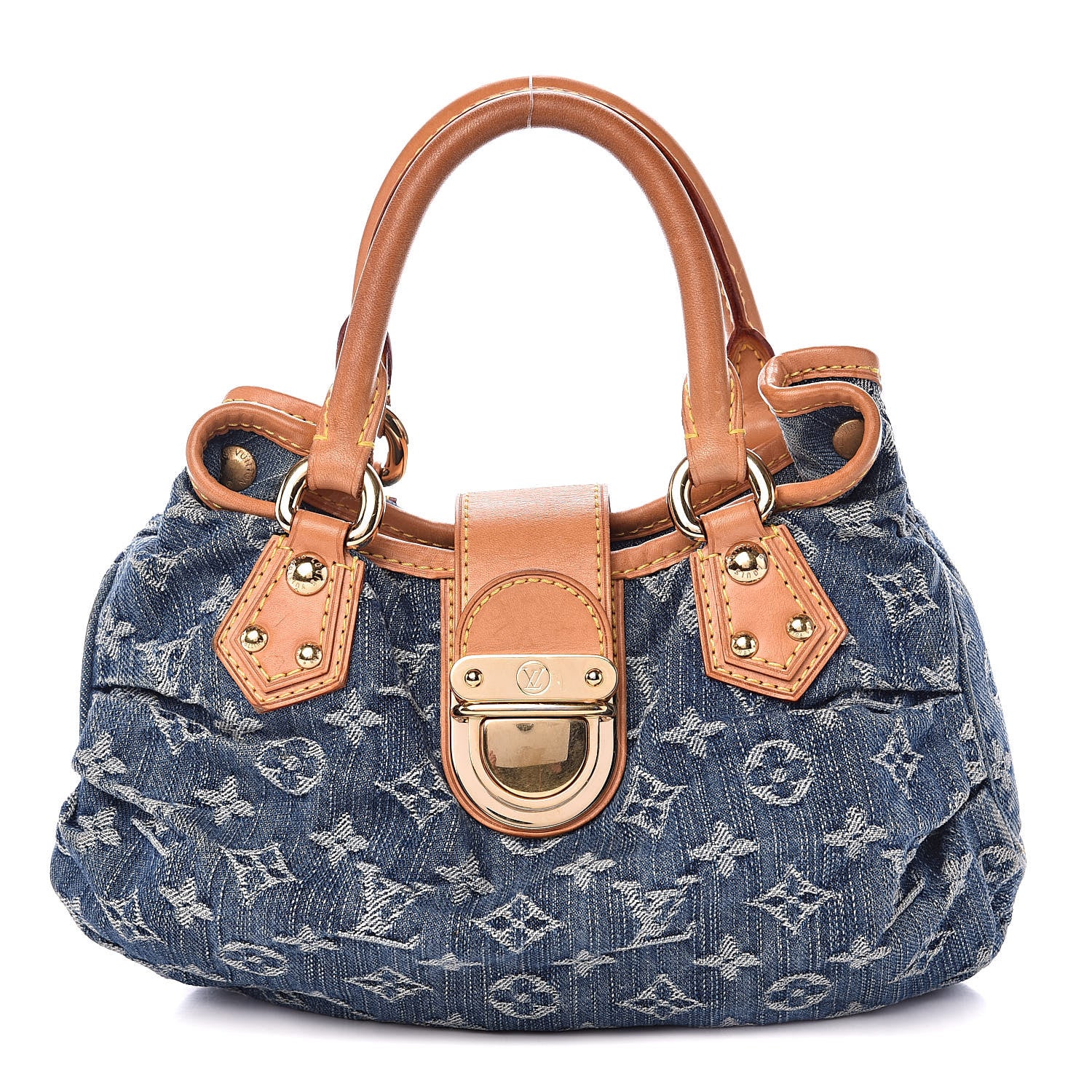 Louis Vuitton Monogram Denim Pleaty Blue 1 of 13