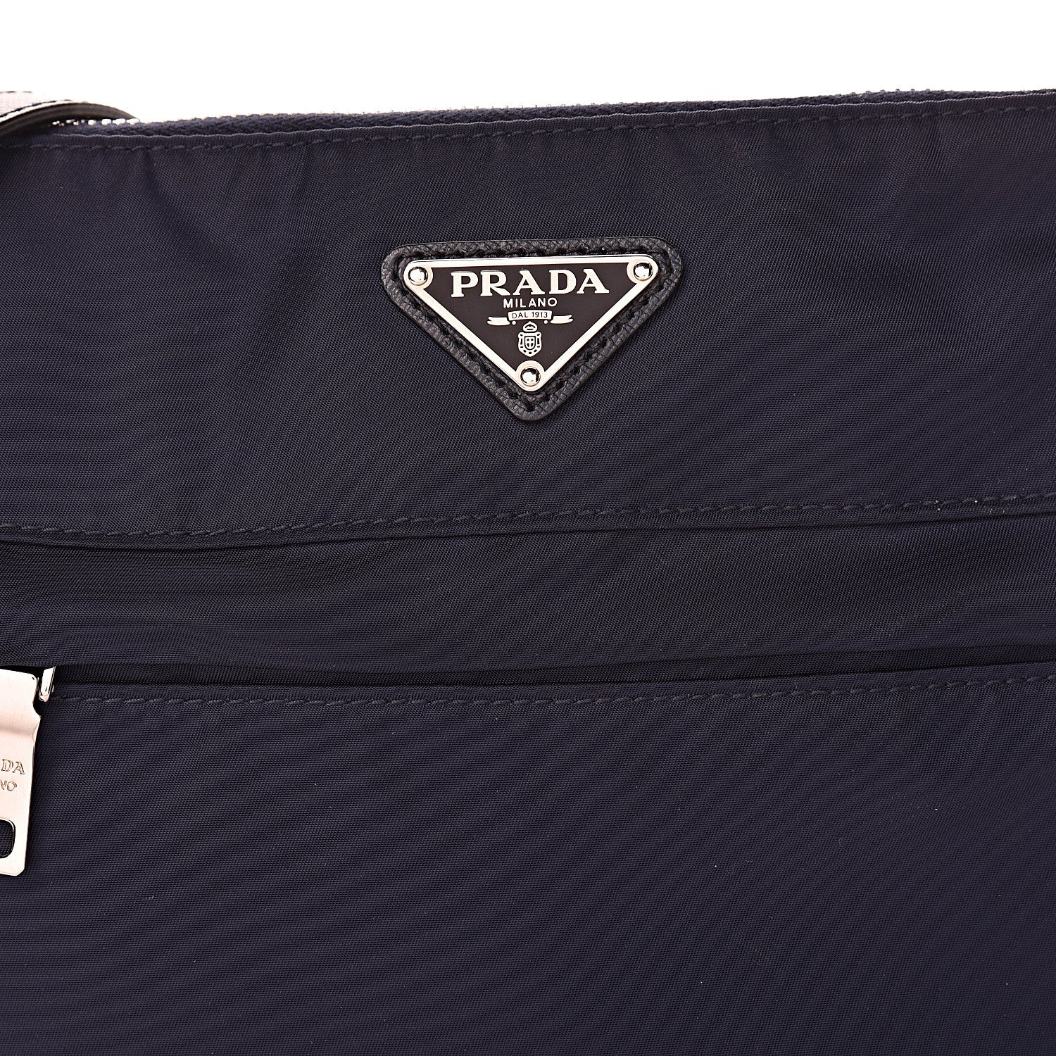 Prada Tessuto Nylon Saffiano Crossbody Bag Baltico 11 of 11