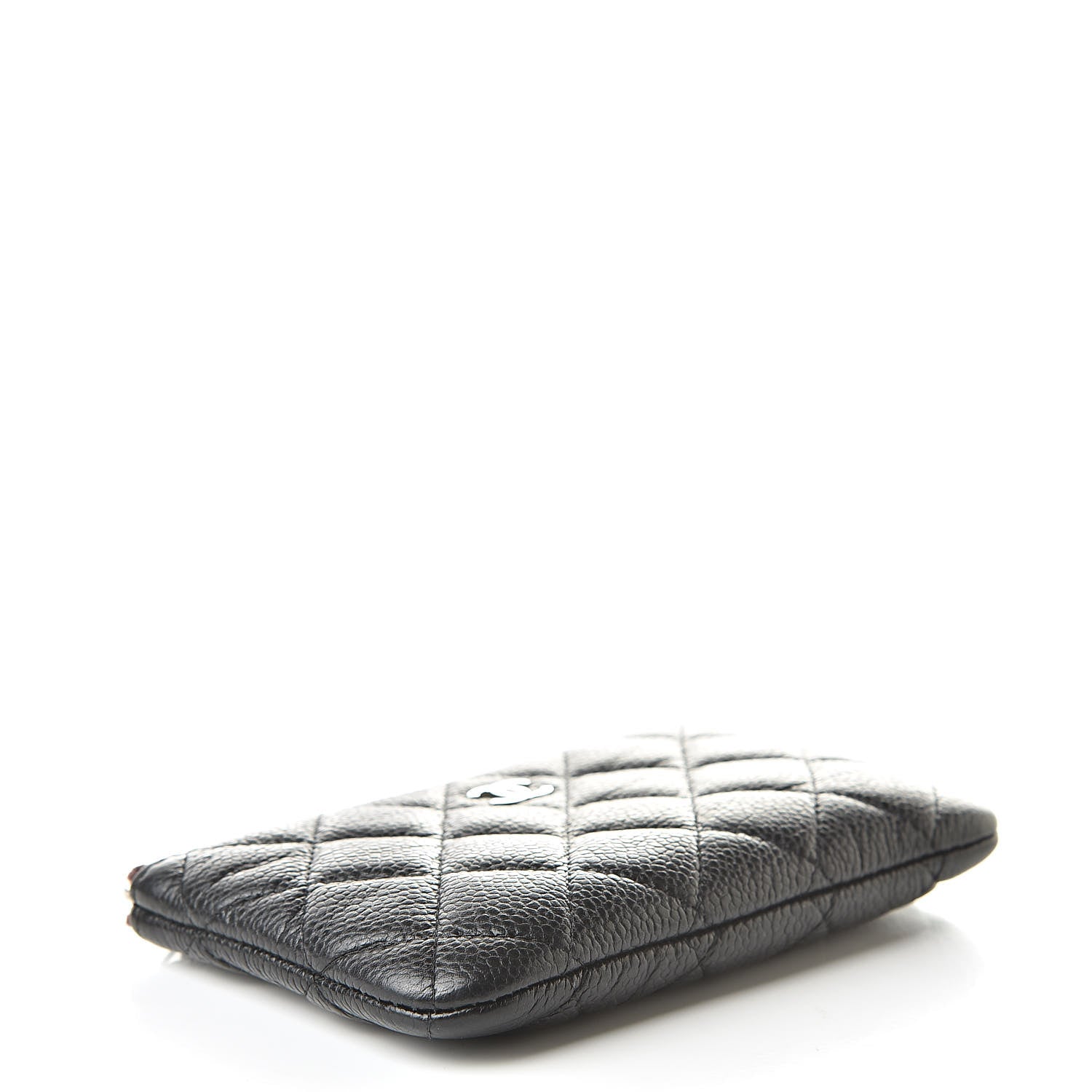 Chanel Caviar Quilted Small Cosmetic Case Black 4 of 8