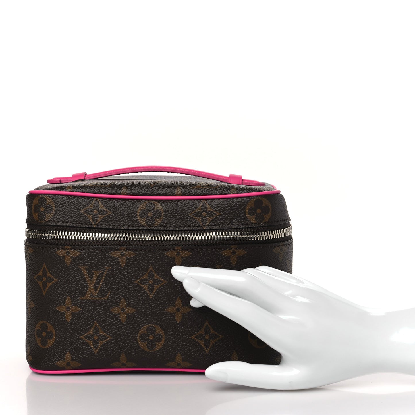Monogram Macassar Nice Mini Fuchsia