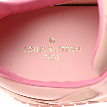 Louis Vuitton Suede Calfskin Run Away Sneakers 37.5 Pink 7 of 8