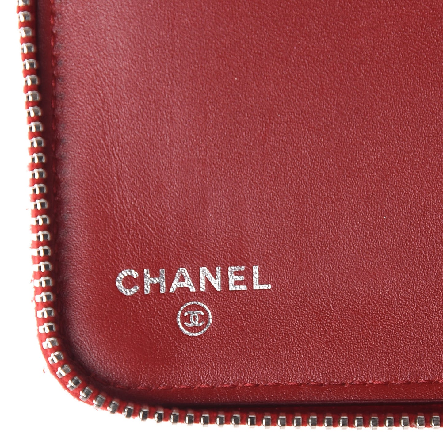 Patent Quilted Large Brilliant Zip Around Organizer Wallet Red