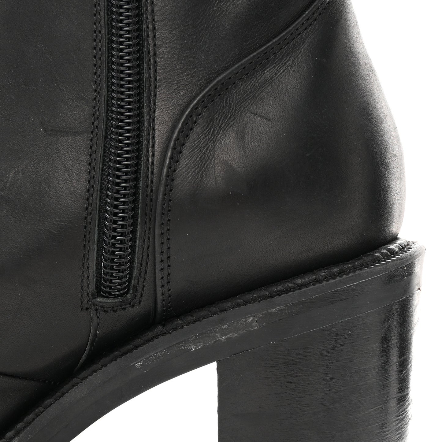Calfskin Spikes TS Croc 70 Boots 35 Black