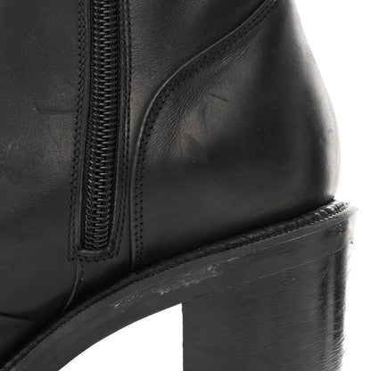 Christian Louboutin Calfskin Spikes TS Croc 70 Boots 35 Black 12 of 13