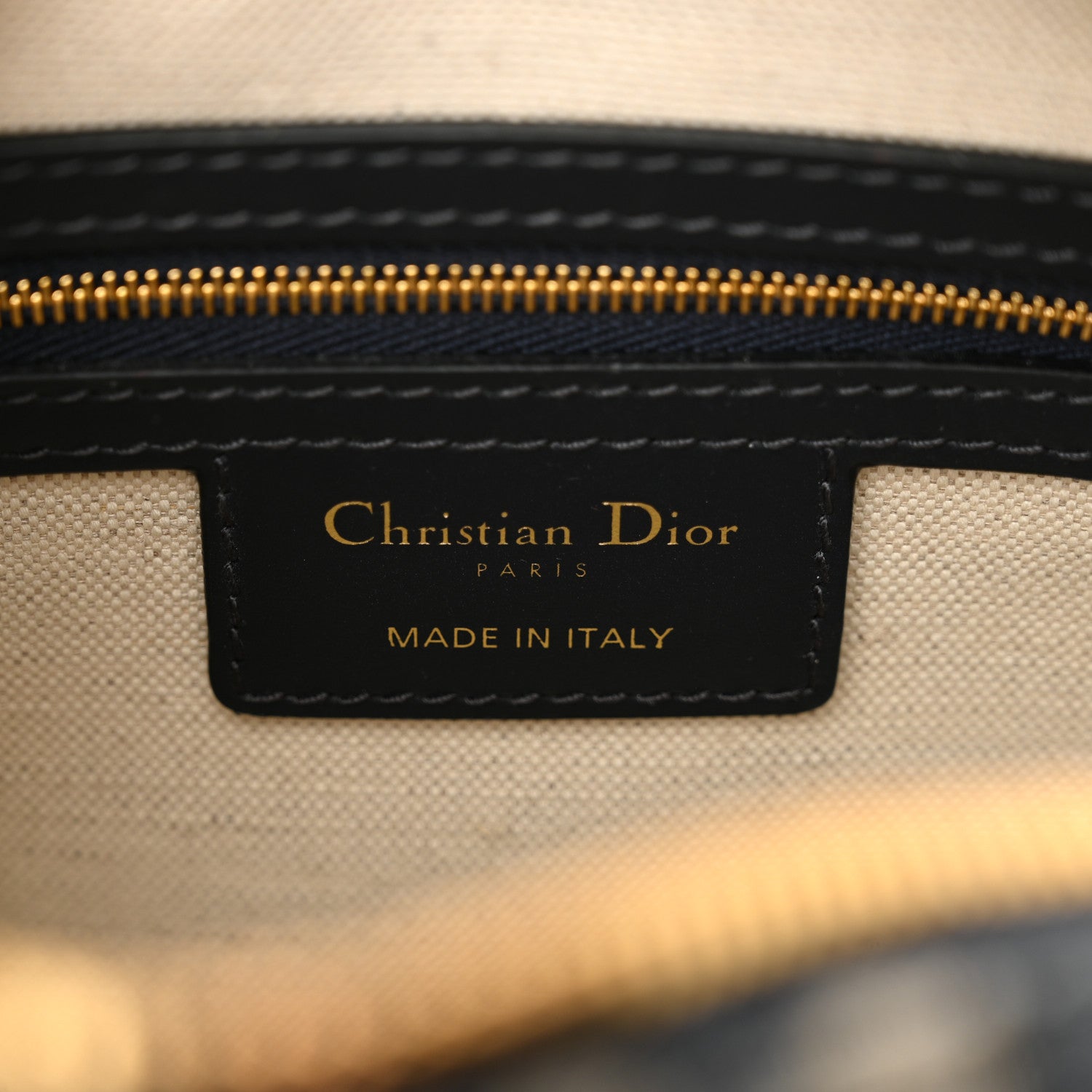 Christian Dior Oblique Groove 20 Bag Blue 6 of 10