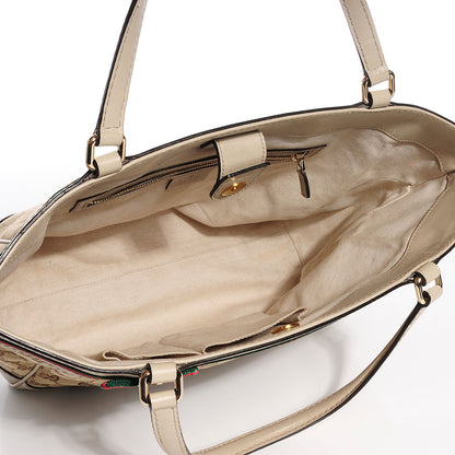 Gucci Monogram Web Medium Mayfair Tote Off White 6 of 8