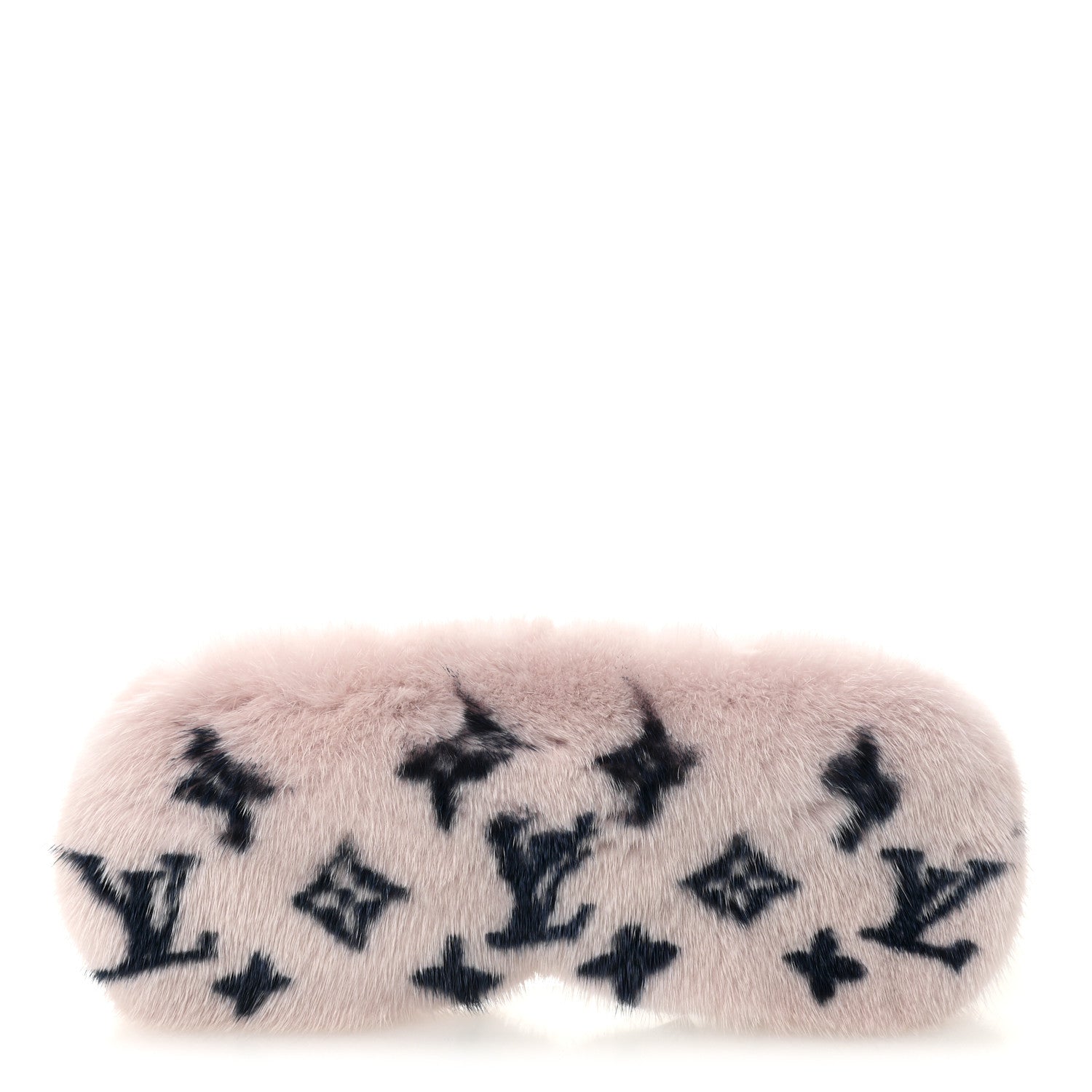 Louis Vuitton Monogram Mink Fur Sleep Mask Light Pink 1 of 4
