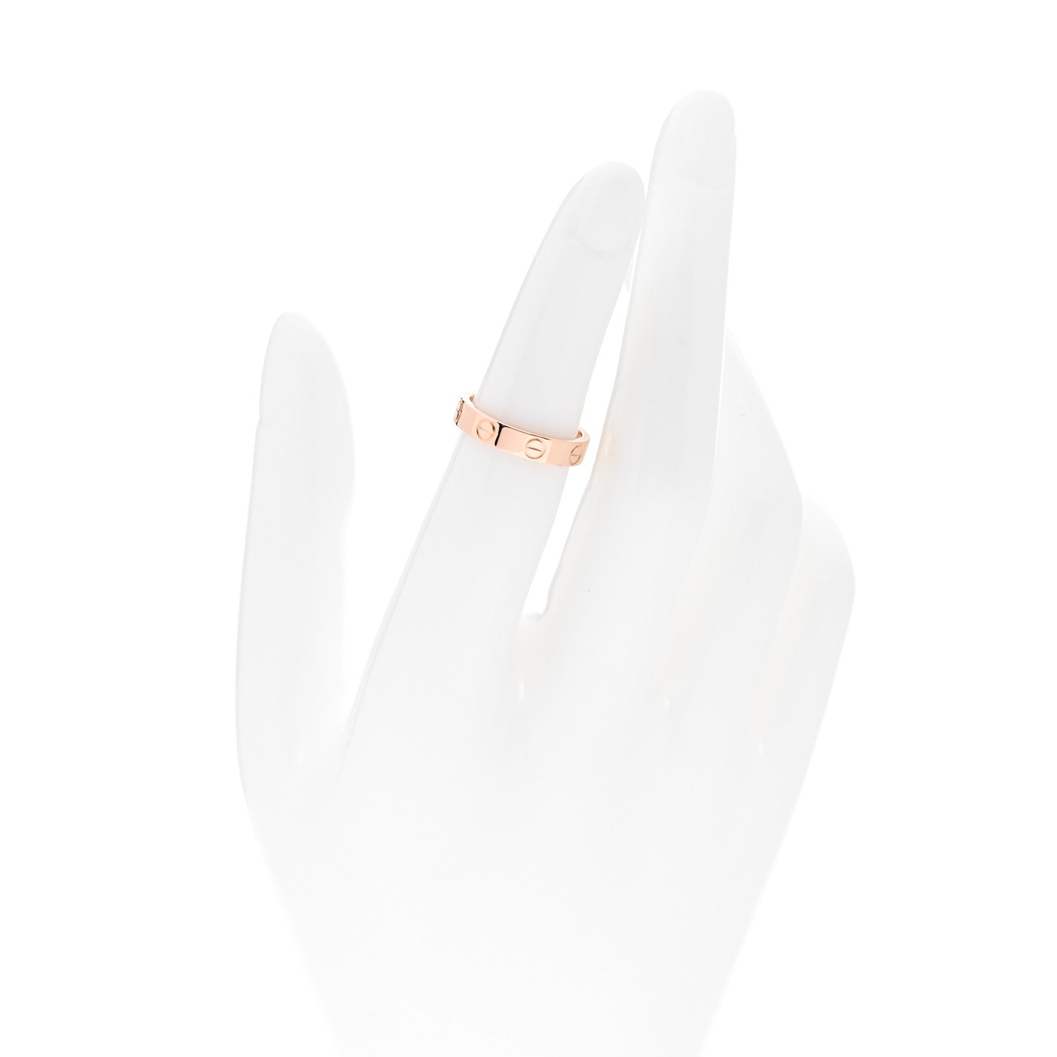 Cartier 18K Pink Gold 3.5mm LOVE Wedding Band Ring 48 4.5 2 of 5