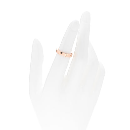 Cartier 18K Pink Gold 3.5mm LOVE Wedding Band Ring 48 4.5 2 of 5