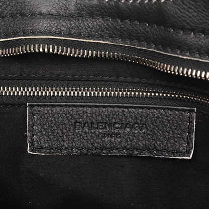 Balenciaga Supple Grained Calfskin Classic Silver Hardware Highlight City Black 6 of 6