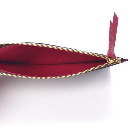 Louis Vuitton Monogram Felicie Chain Wallet Zippered Insert Fuchsia 5 of 6