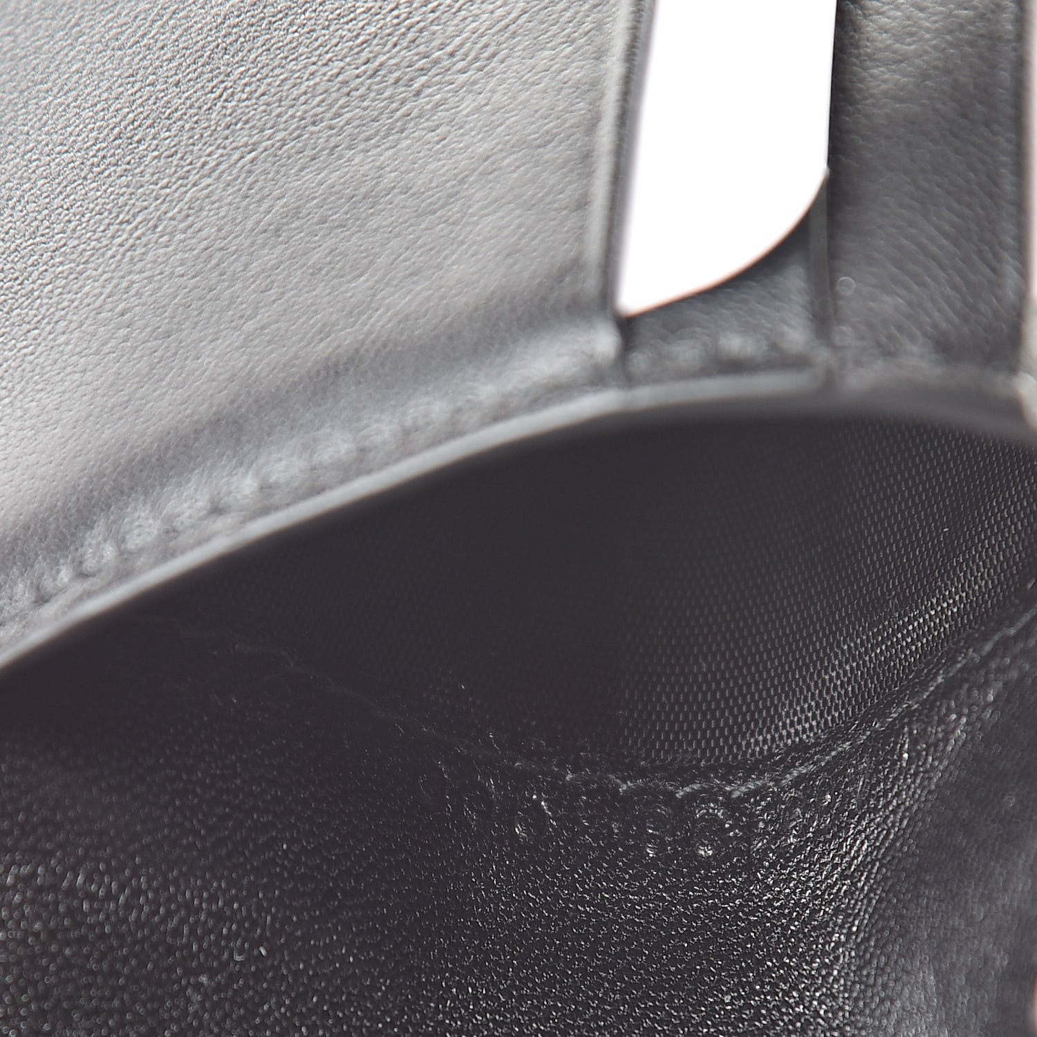Balenciaga Calfskin Logo Bi-Fold Wallet Black 7 of 7