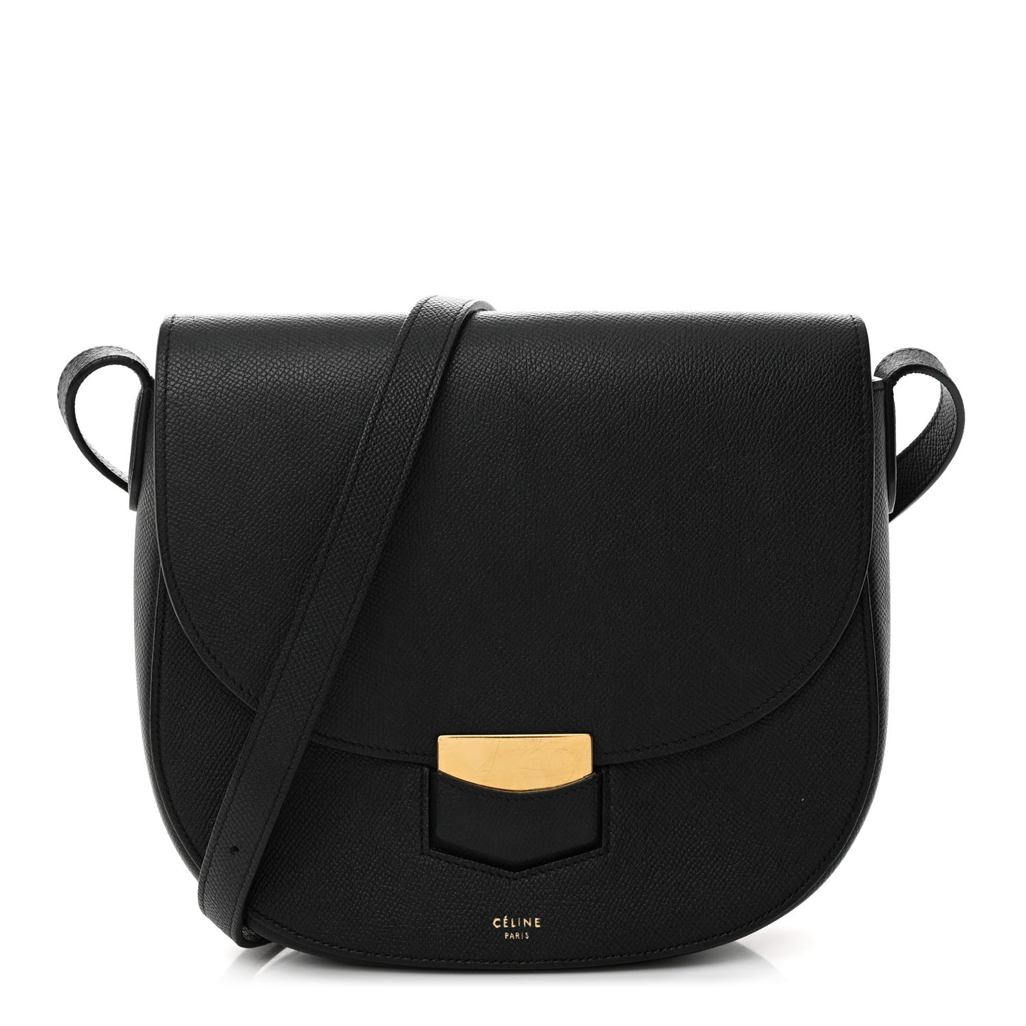 Grained Calfskin Compact Trotteur Black
