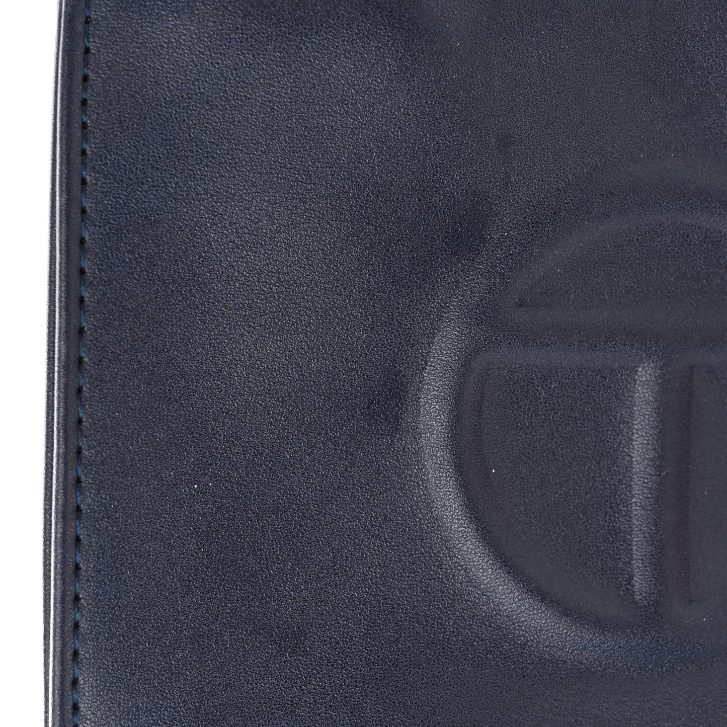 Vegan Leather Small Shopping Bag Navy