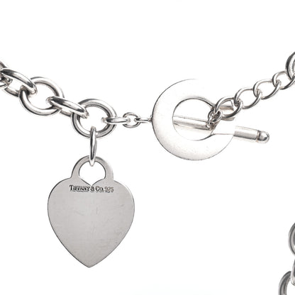 Tiffany Sterling Silver Heart Tag Toggle Necklace 4 of 4