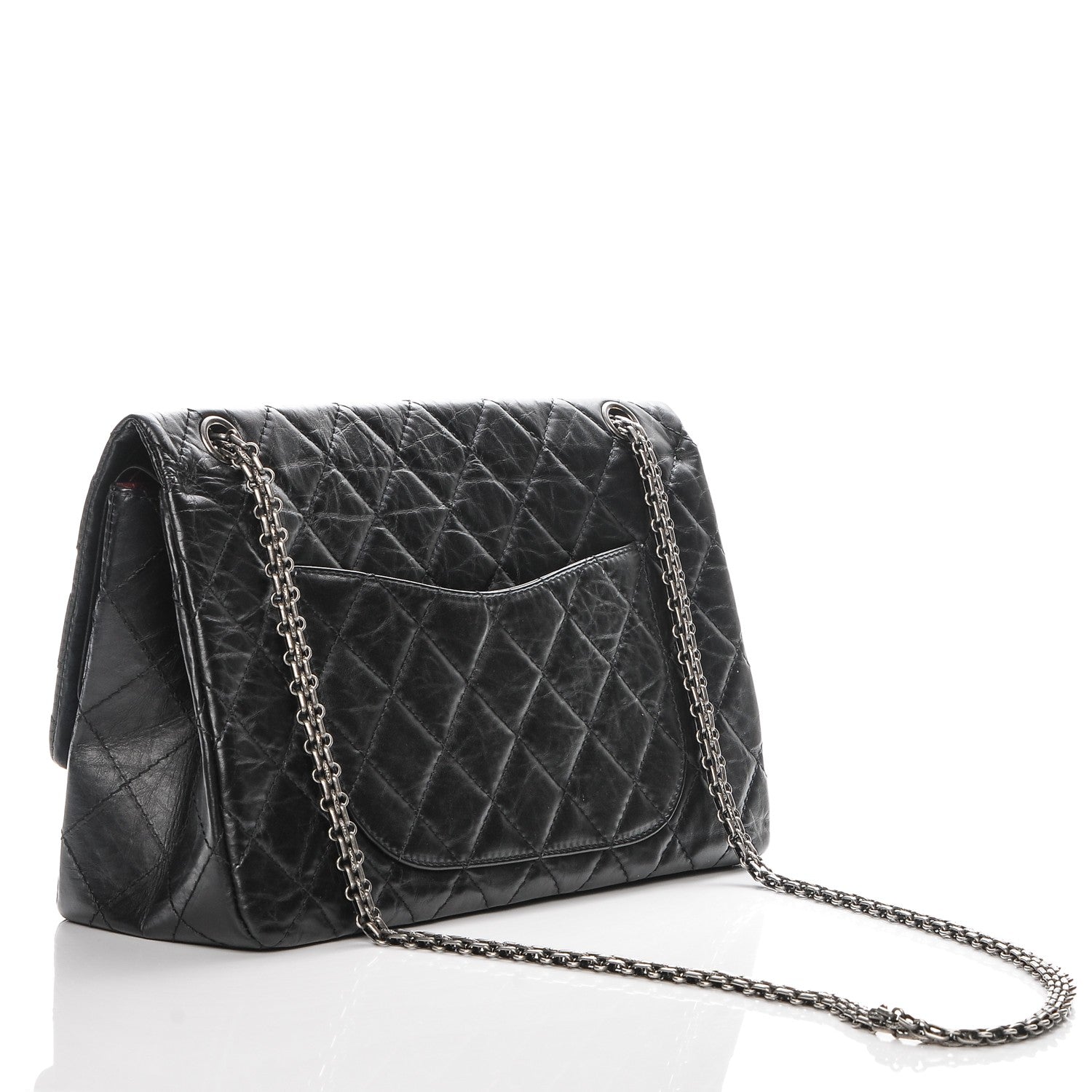 Chanel Aged Calfskin Quilted 2.55 Reissue 227 Flap Black 3 of 7