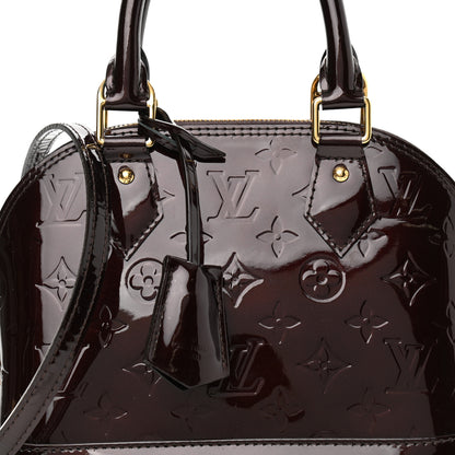 Louis Vuitton Vernis Alma BB Amarante 7 of 9