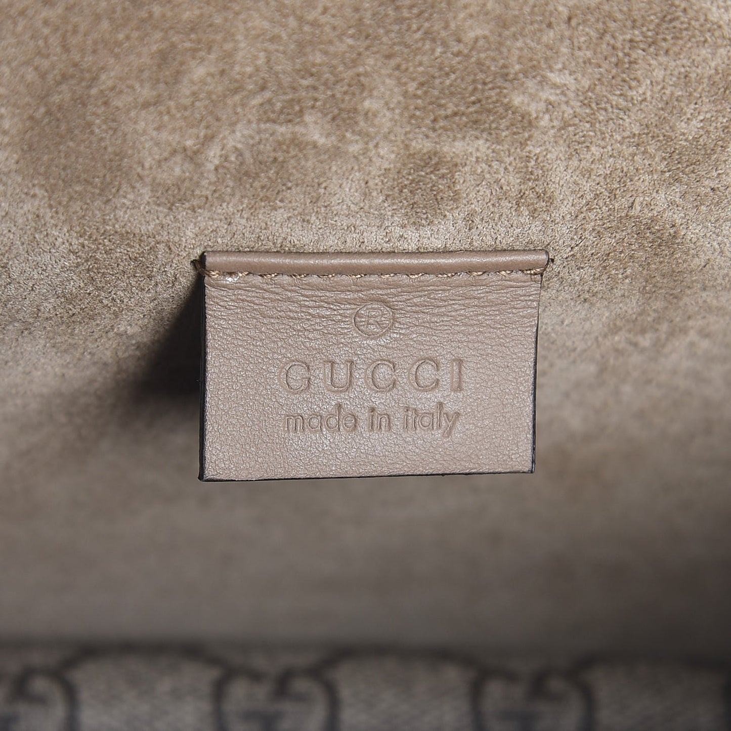 GG Supreme Monogram Mini Dionysus Shoulder Bag Taupe