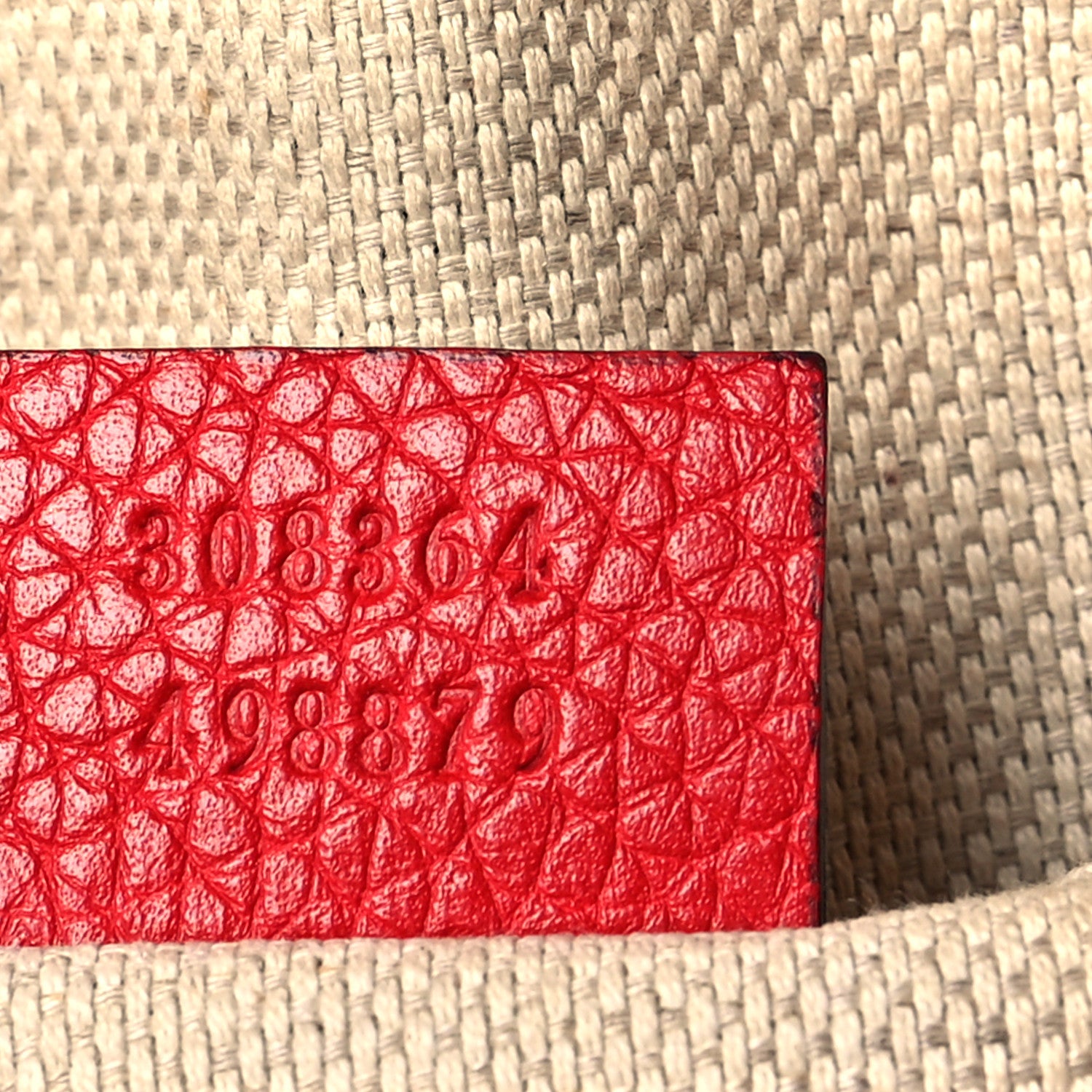 Gucci Pebbled Calfskin Small Soho Disco Bag Tabasco Red 7 of 10
