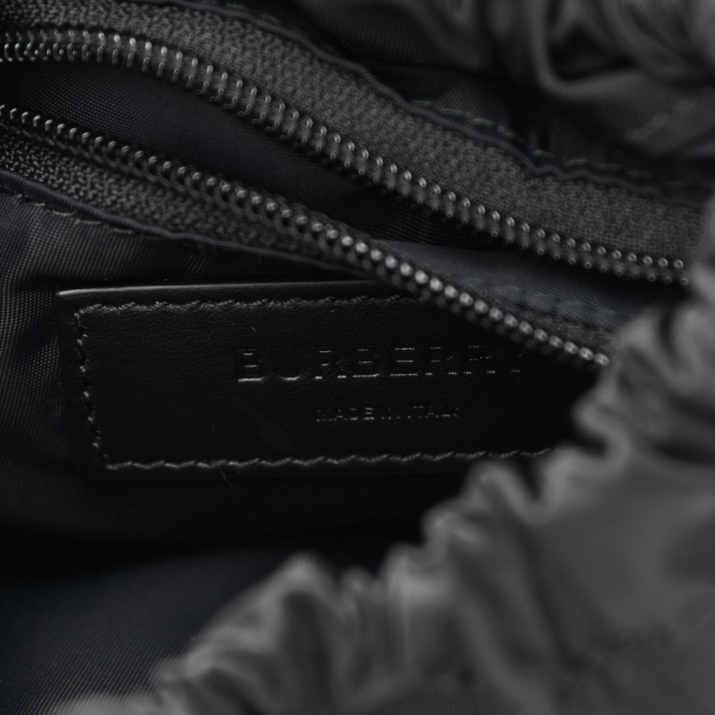 Nylon Medium Leo Sling Bag Black Yellow Grey