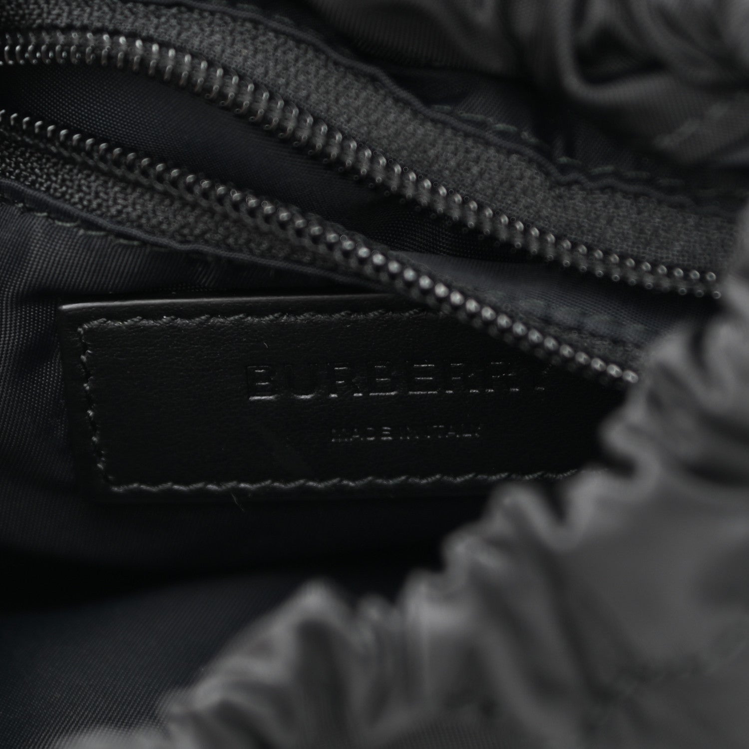 Burberry Nylon Medium Leo Sling Bag Black Yellow Grey 6 of 8