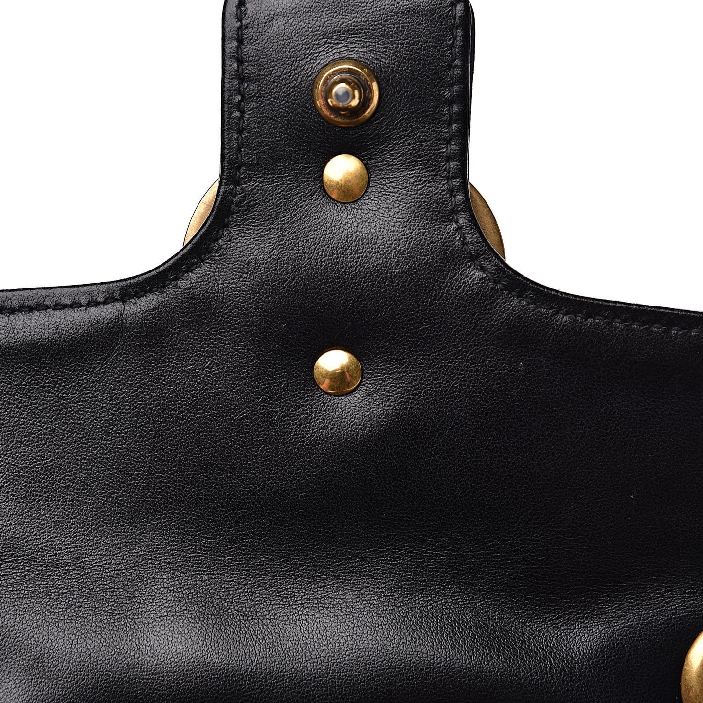 Calfskin Matelasse Mini GG Marmont Shoulder Bag Black