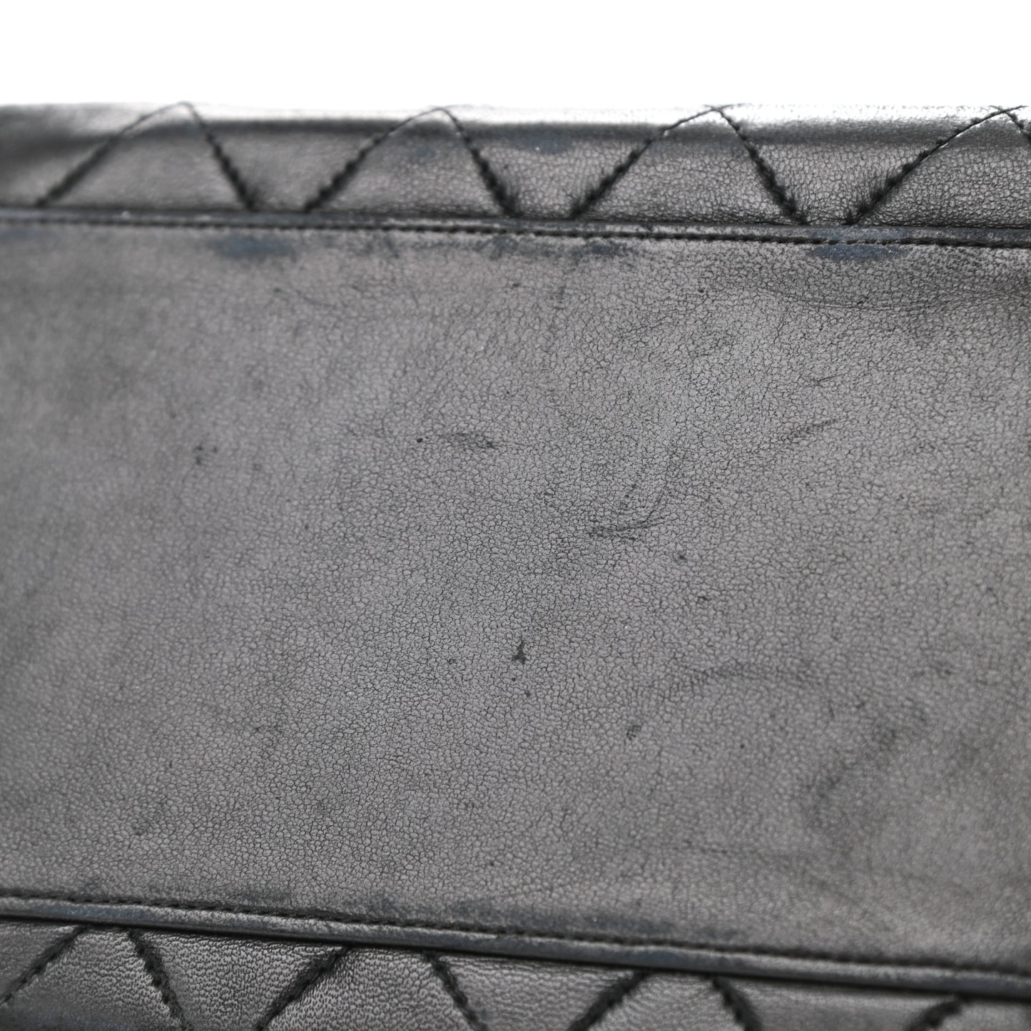 Lambskin Quilted Flap Bag Navy