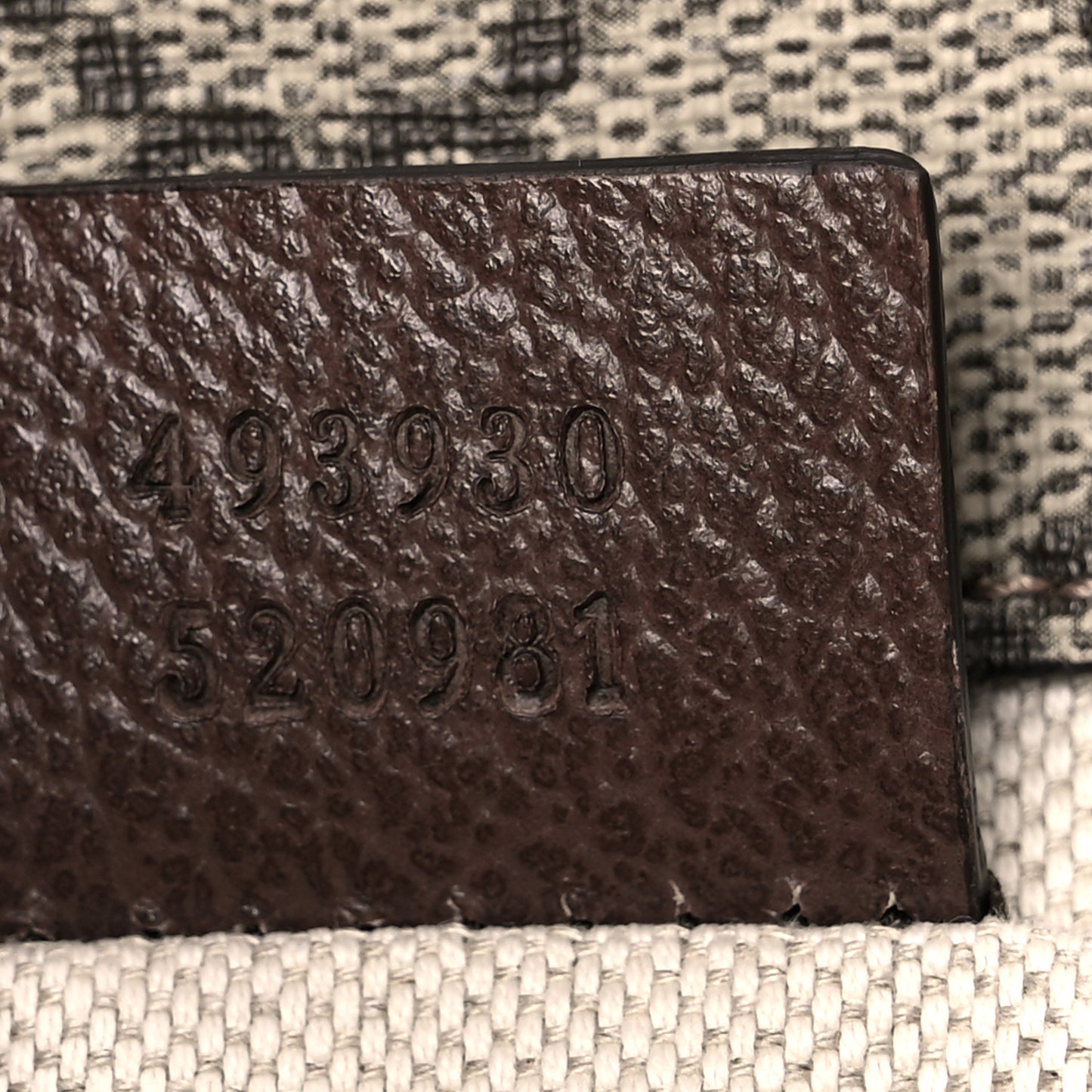GG Supreme Monogram Neo Vintage Web Belt Bag Brown
