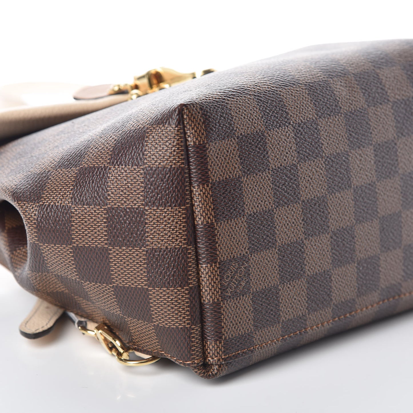 Damier Ebene Clapton Backpack Creme