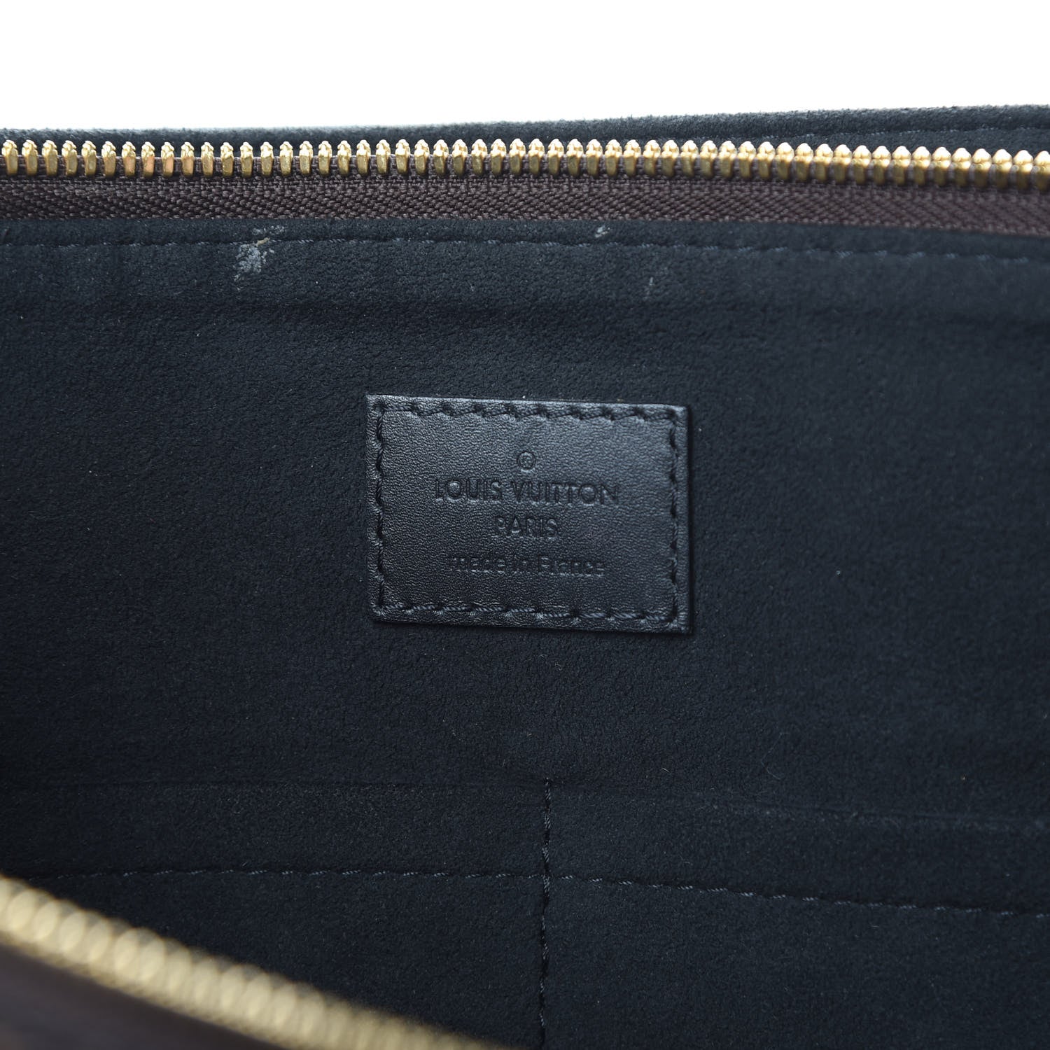 Louis Vuitton Monogram Flower Zipped Tote MM Black 6 of 12